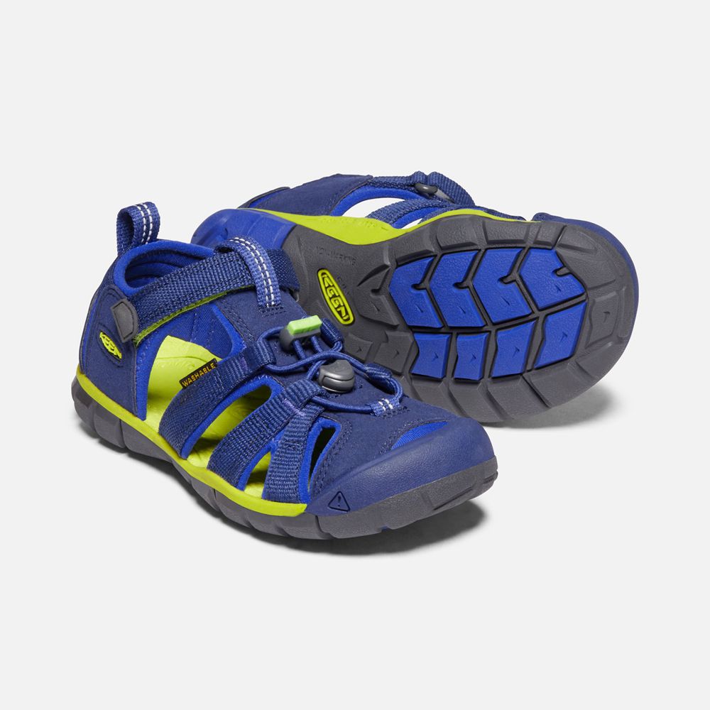 Sandales Keen Enfant Bleu | Seacamp Ii Cnx | IRKEJ-1084